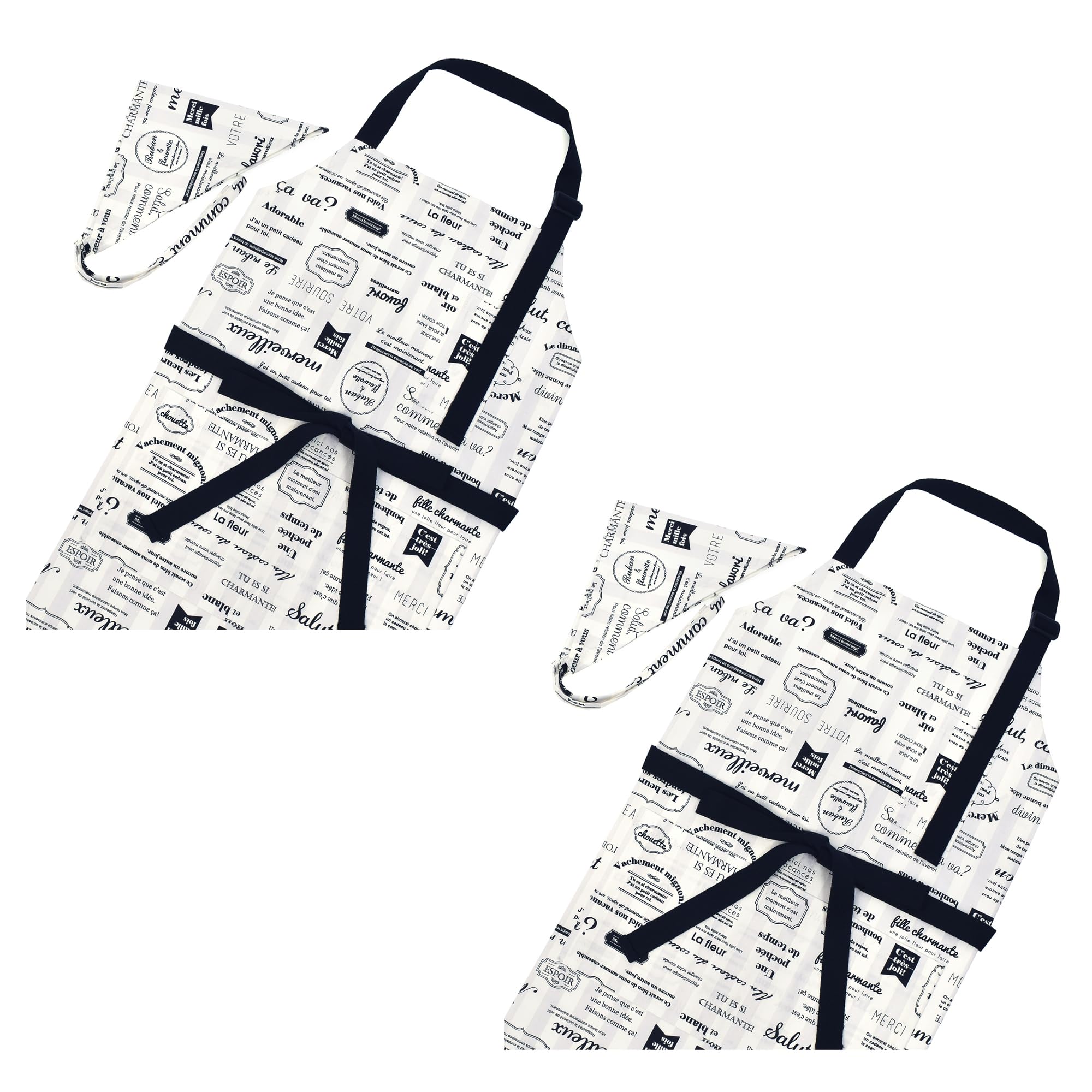 

КРАСОЧНЫЙ КОНФЕТНЫЙ СТИЛЬ Фартук с треугольной банданой де Пари Набор из 2 шт. Милый фартук для девочек Детский фартук Детский фартук Эластичный Дети начальной школы