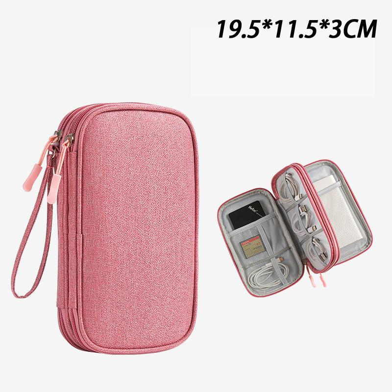 Usb Cable Storage Bag Travel Portable Multi-Functional Storage Bag For Charger And Mobile Phone