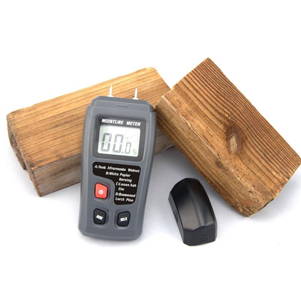 Digital LCD Wood Moisture Meter Detector Tester Humidity 0-99.9% Hygrometer Test
