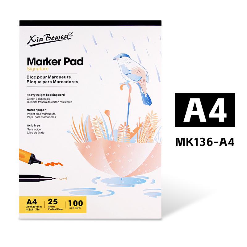 Sketchbook Watercolor Medium Texture Portable 300g Gluebound A3a4a5 Sizes For Art Students