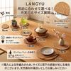 [LANGYU] Rattan Pot Mat, Heat Resistant, Thick 0.5cm, Round, Washable, Handmade, Woven, Scandinavian Style, Stylish, Home Cafe Coaster, Small Item