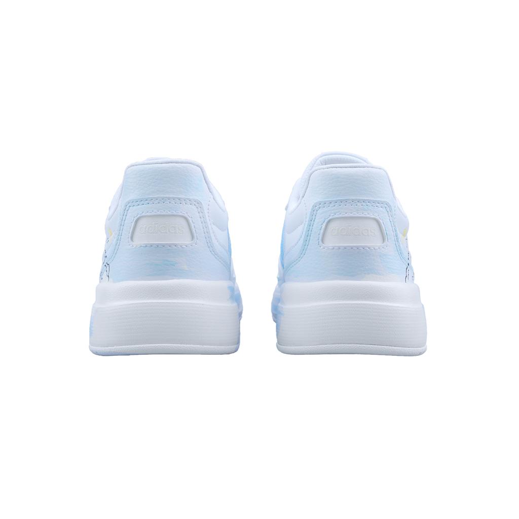 Adidas LITE BALLER PU Blue Ice, Dream Chaser Abrasion Resistant Lightweight Slip Resistant Low top Skateboard Shoes JS4358(Team1800-)