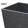 Small Medium Plant Pot Square Plastic Flower Pot, Stone-Look Planter with Drainage Hole, Modern Thickened Wear Resistant Container for Indoor Outdoor