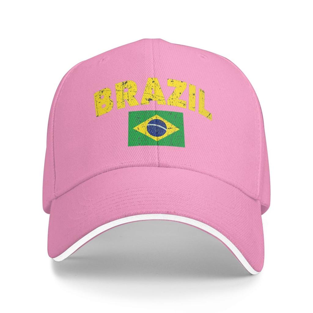Brazil Soccer Team Football Brazilian Flag Baseball Caps Snapback Baseball Hats Breathable Casual Casquette Outdoor Unisex
