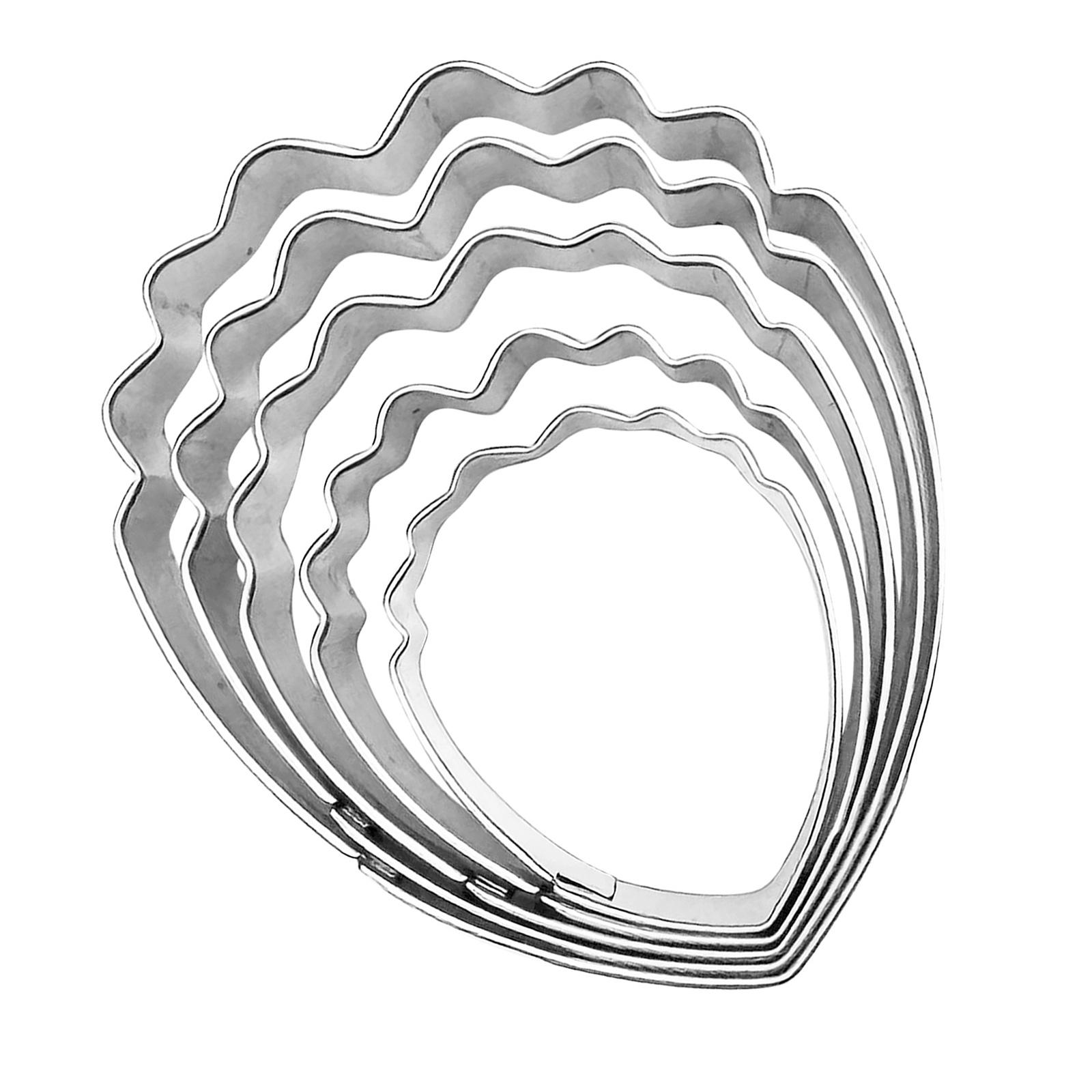 

Большие лепестки пиона из нержавеющей стали вайнер и формы для вырезания для украшения торта, сахарной мастики, формы для мастики, инструмент для выпечки C