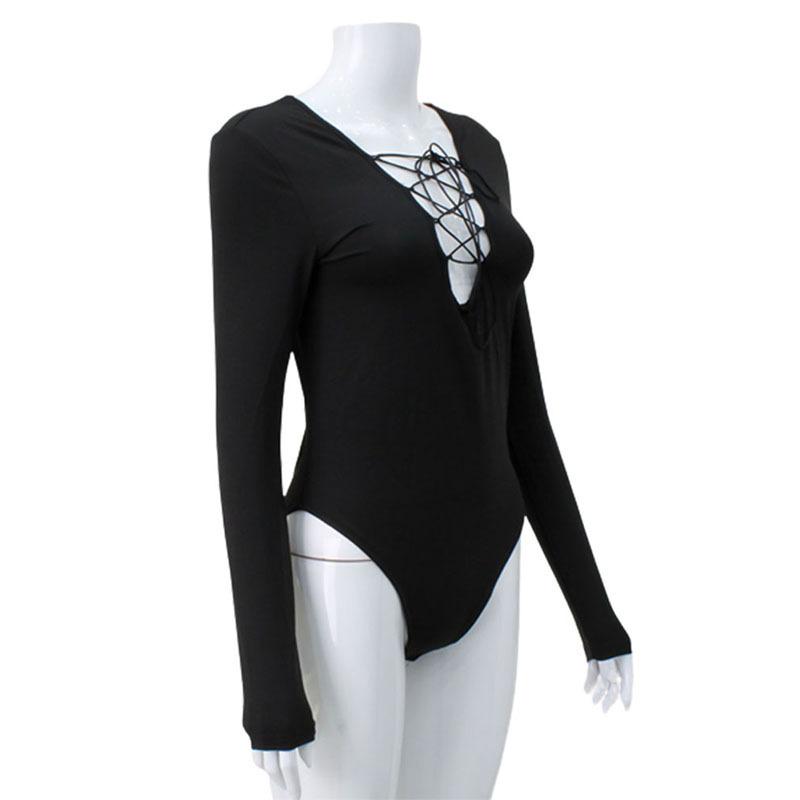 Mocktryck för kvinnor Mode Turtle Neck Toppar Långärmad Bodysuit Jumpsuit