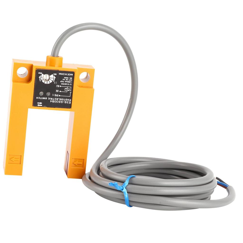 BERM Photoelectric Switch Grooves Type PNP 3Wire NO Sensor E3SGS30B4 DC1030V 200mA