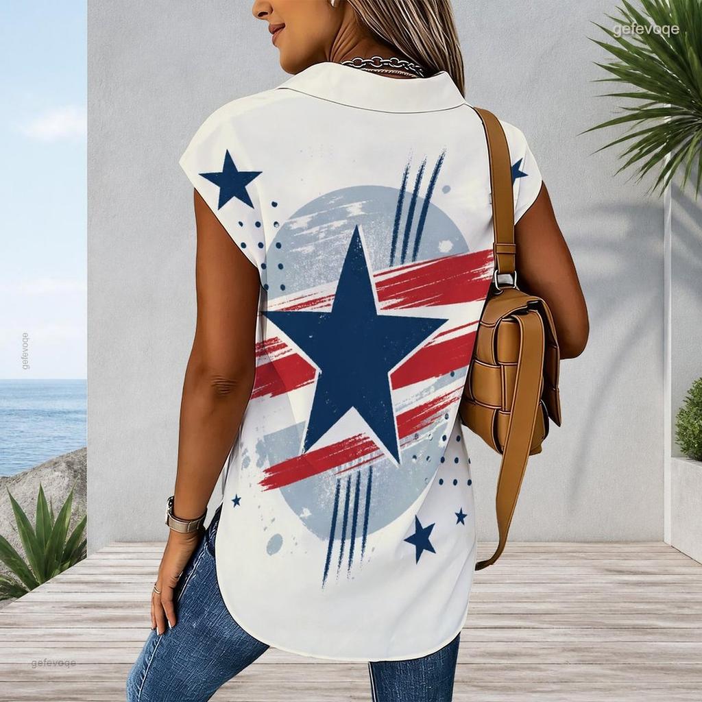 Women Plus Size Cap Sleeve Button Up Shirt Dress Romantic Pink Heart Floral Print Curved Hem Casual Tunic Blouse