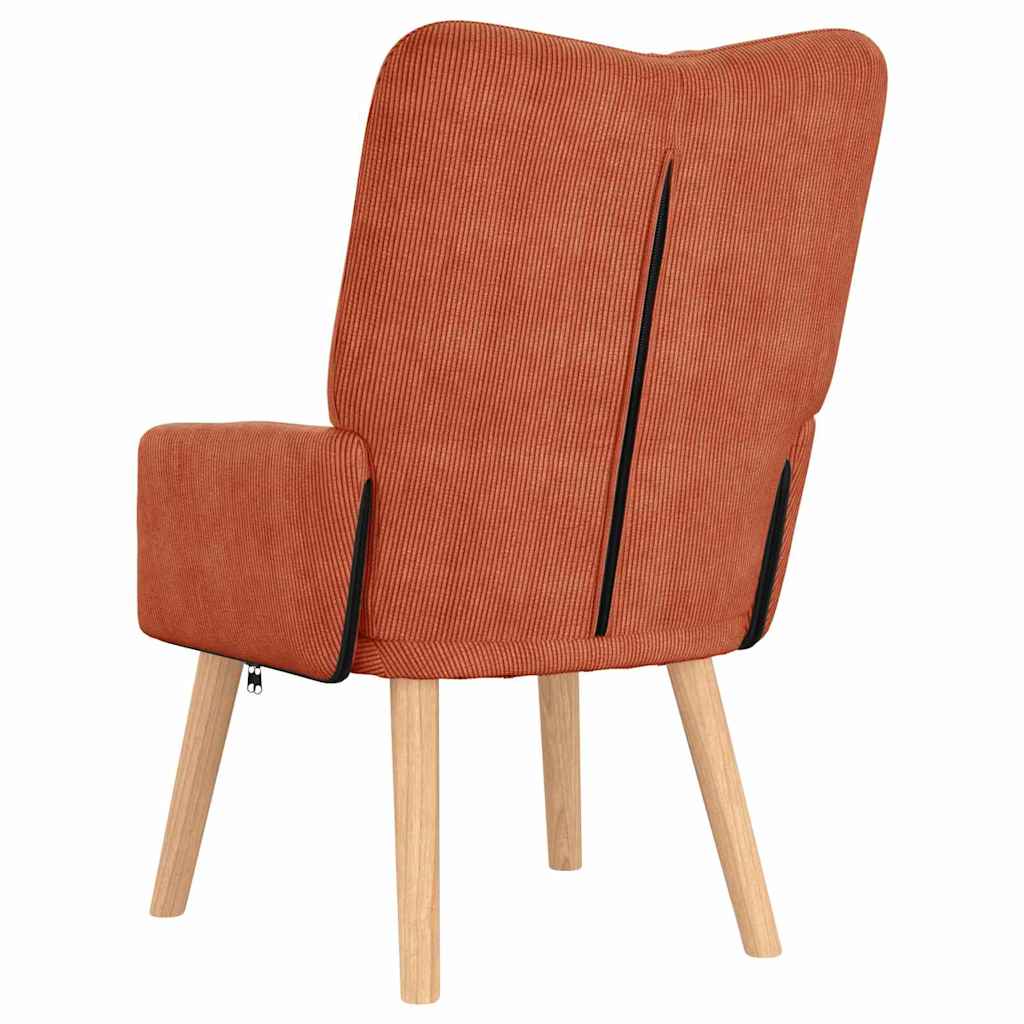 Armchair Red Orange 63 x 67 x 94 cm Fabric