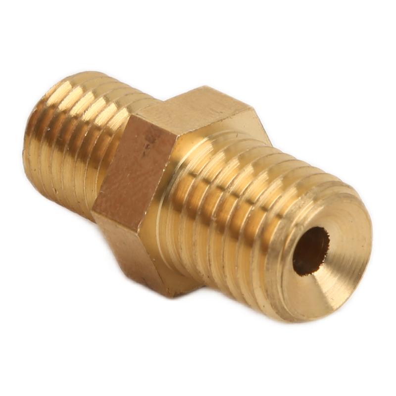 Oil Feed Restrictor Fitting Corrosion Resistant Turbo Oil Feed Fitting AN4 M12x1.5mm Prevent Oil Leakage Brass for Car