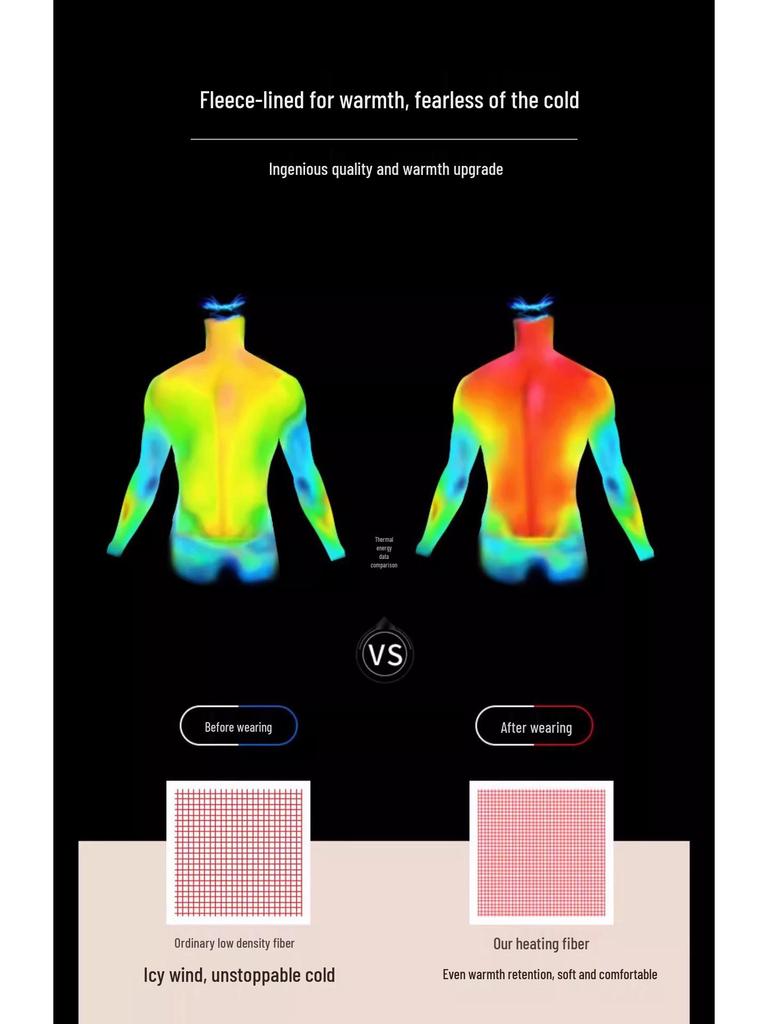 Męska zimowa kurtka do biegania z podszewką polarową, szybkoschnący top sportowy z kapturem na jesień/zimę, do jazdy na rowerze i treningów.