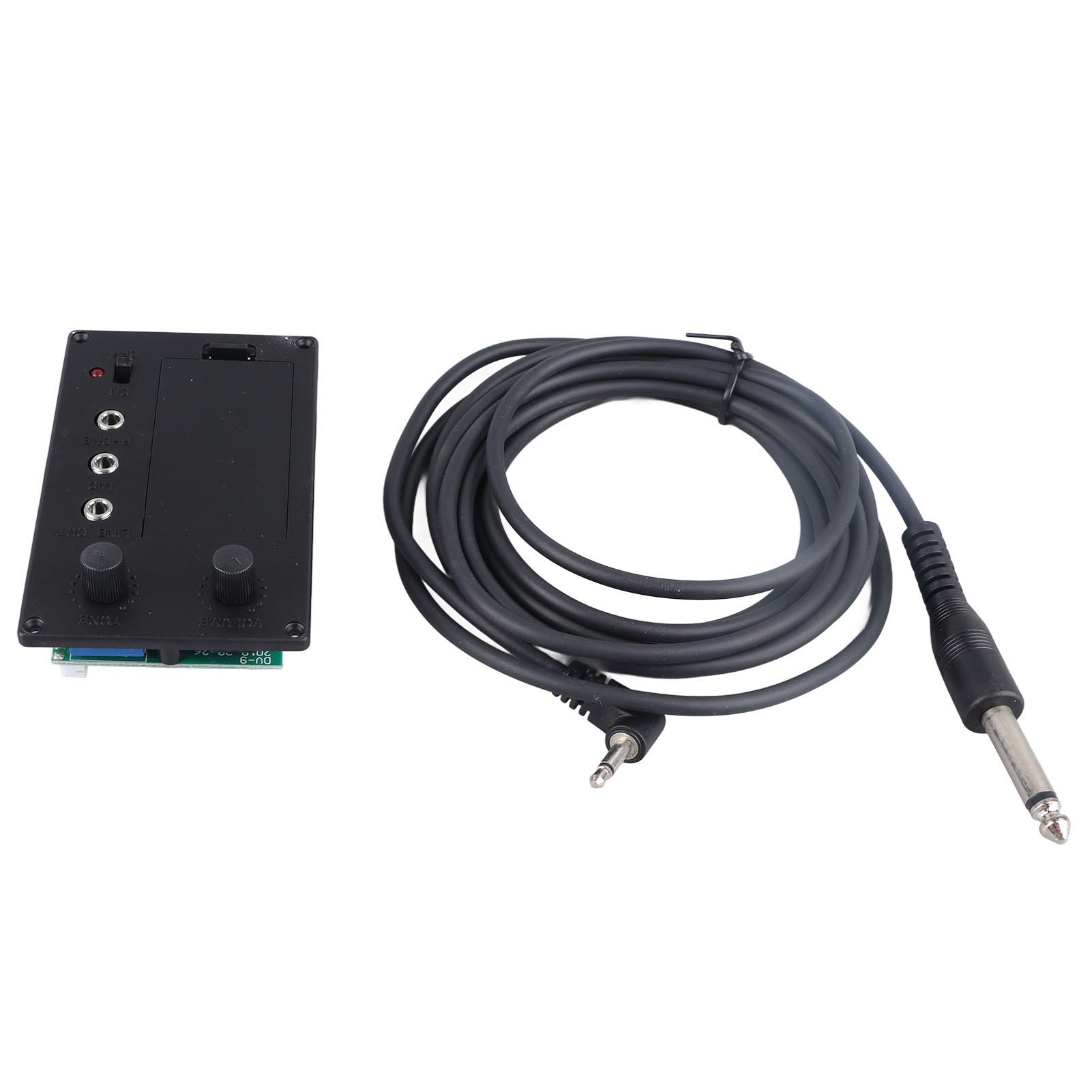 Violin Equalizer Violin Silent EQ Pickup with Cable for Violin Stringed Instrument Parts B53 Pickup