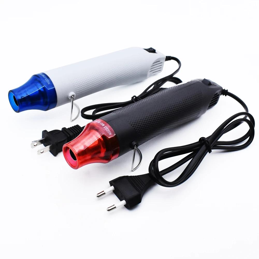 Home Heat Gun Electric Power Hot Air 300W 220V 110V EU US Plug Multi Purpose Soft Ceramic Seat DIY Tool for Heat Shrink Tube
