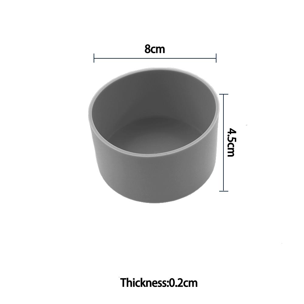 

For Better Life 1Pc 9.5cm Soft Silicone Cup Bottom Sheath Protector Sleeve For Glass Water Tea Bottle Anti Damage Accessories