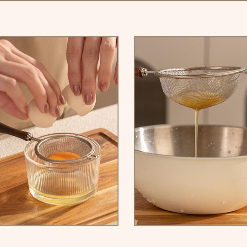 New Stainless Steel Matcha Sifter Very Fine Mesh Rust-Proof Tea Strainer Easy to Clean Small Food Sifters for Kitchen