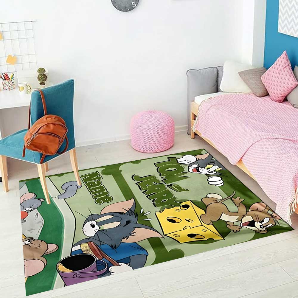 Warner Bros. Works (58) Customize your name rug, office chair cushion, home bedroom living room gift.