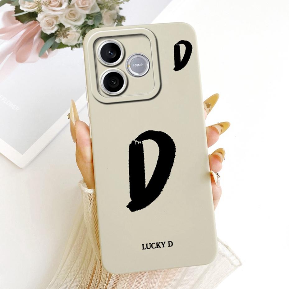 New Fashion Letter Phone Case For Honor 600 Lite 5G Honor600 Soft Silicone Cases For Honor 600 600Lite Shockproof Covers Bumpers