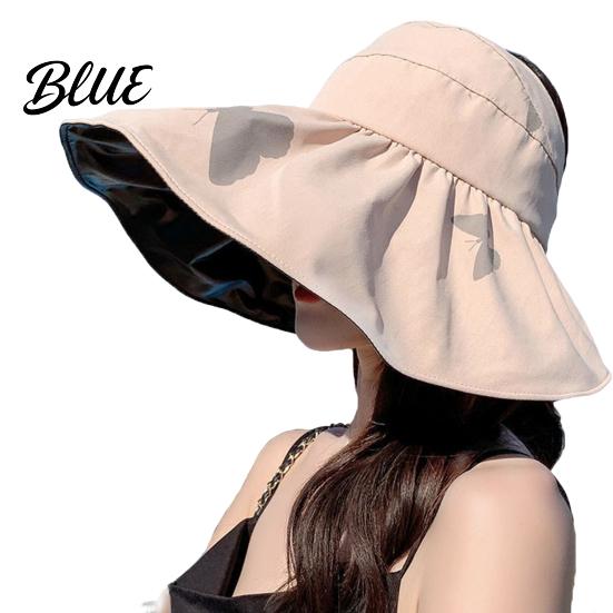 Sunshade Hat for Face Protection Women Sun Bucket Hat Wide Brim Summer Foldable Beach with UV Cap Breathable Outdoor Travel Comfortable Hiking