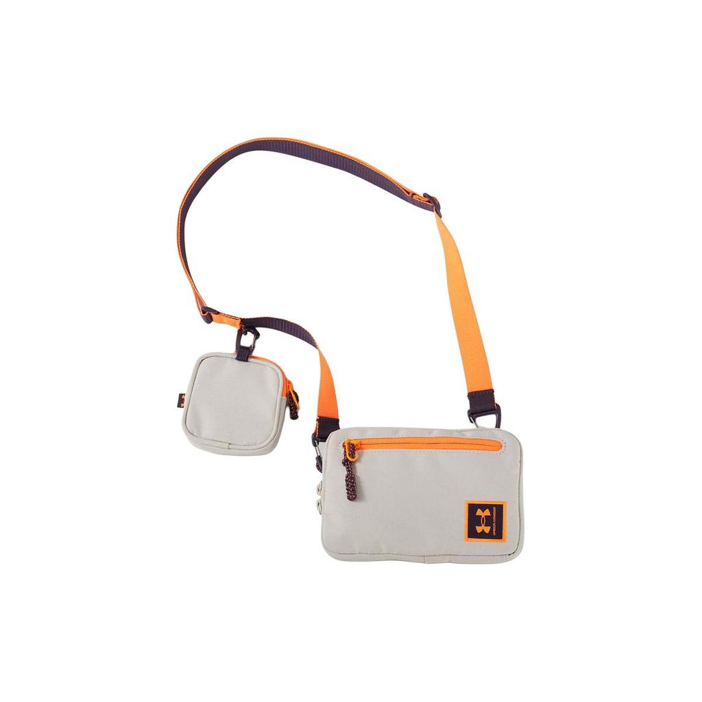 New Under Armour Polyester Shoulder Bag, Crossbody Bag Small Unisex Mist White 1376465-959