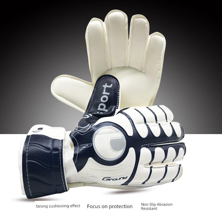 Kids Goalkeeper Gloves Gantry Football Training Goalkeeper Latex Non Slip Breathable Primary School Student Football Goalkeeper Gloves
