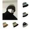 Big Head Circumference Japanese Style Woolen Hat Men Winter Warm Ear Protection Knitted Hat Women Face-lifting Pile Cap