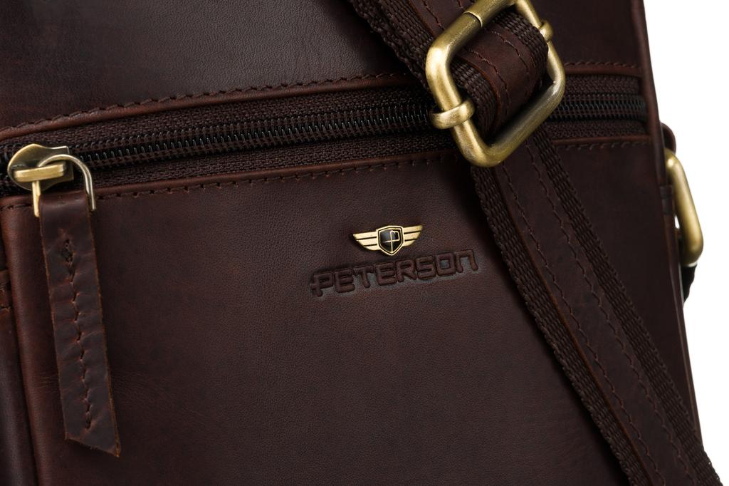 PTN 704E-OPU-6729 Brown Leather Bag