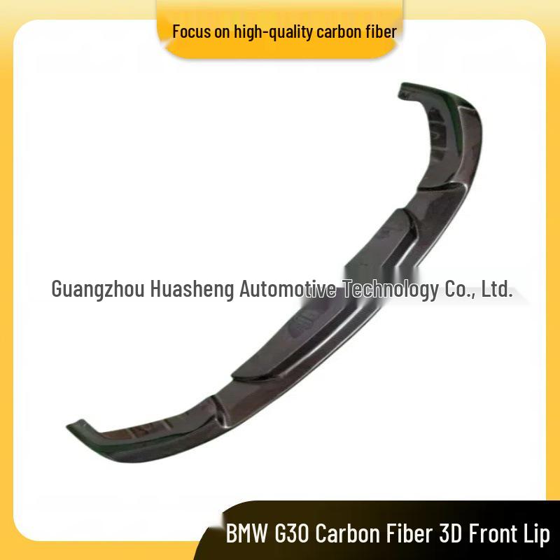 BMW 5 Series G30 Pre-Facelift Carbon Fiber 3D Front Lip