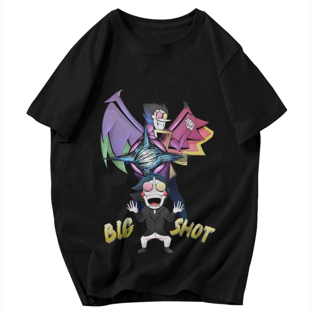 Men T Shirt Deltarune Spamton Neo BIG SHOT Cotton Y2K Graphic Quality Unisex Tops T Shirts