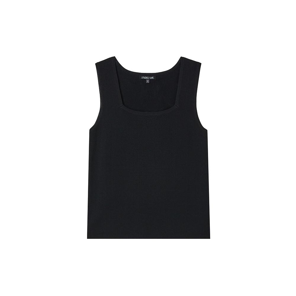 LAP Square Neck Sleeveless Knit As7Kh160