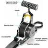 2pcs Auto Retractable Ratchet Tie Down Straps 1500lbs 3.3m Heavy Duty Padded Handle Secure Cargo Motorcycle Luggage