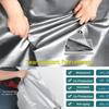 Thick Awning Cloth Thick Waterproof and Rainproof Cloth Outdoor Double Silver Sunshade Cloth Tarpaulin Sunscreen Cloth