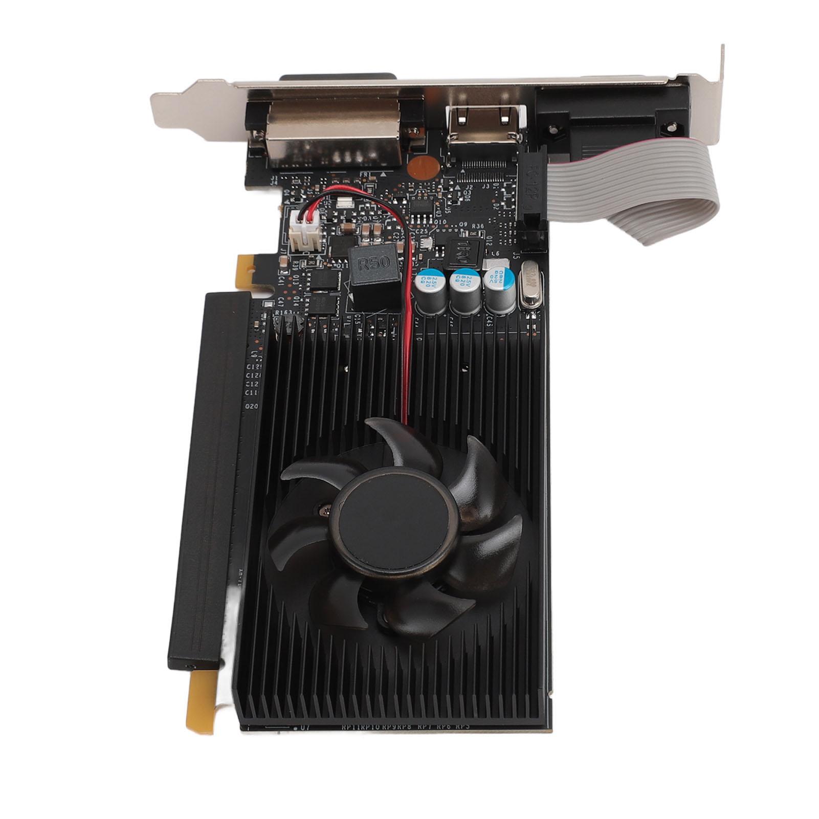 

GT710 2GD3 Graphics Card Professional Efficient Quiet PCI Express Gaming Graphics Card for Desktop Computer