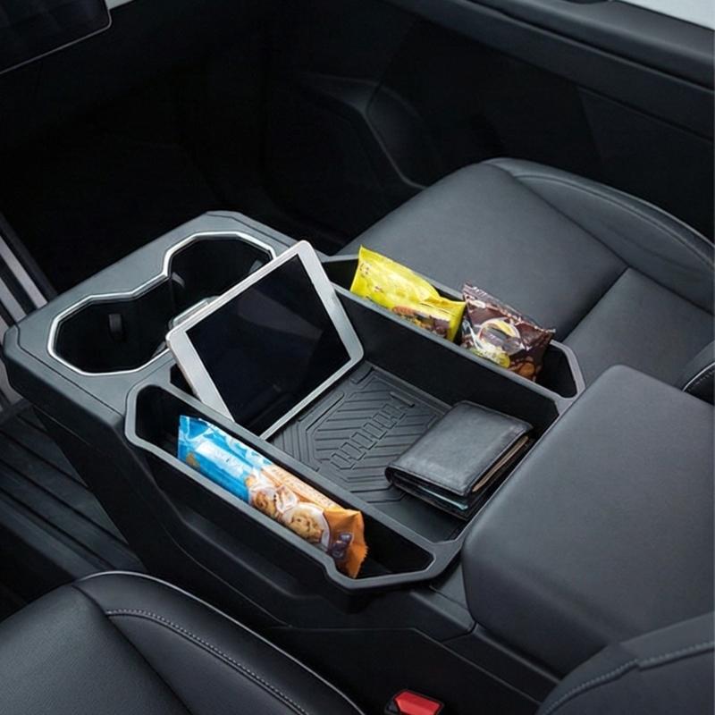 ABS Center Console Storage Tray for Vehicle Waterproof Organizer Improving Efficiency Quick Install