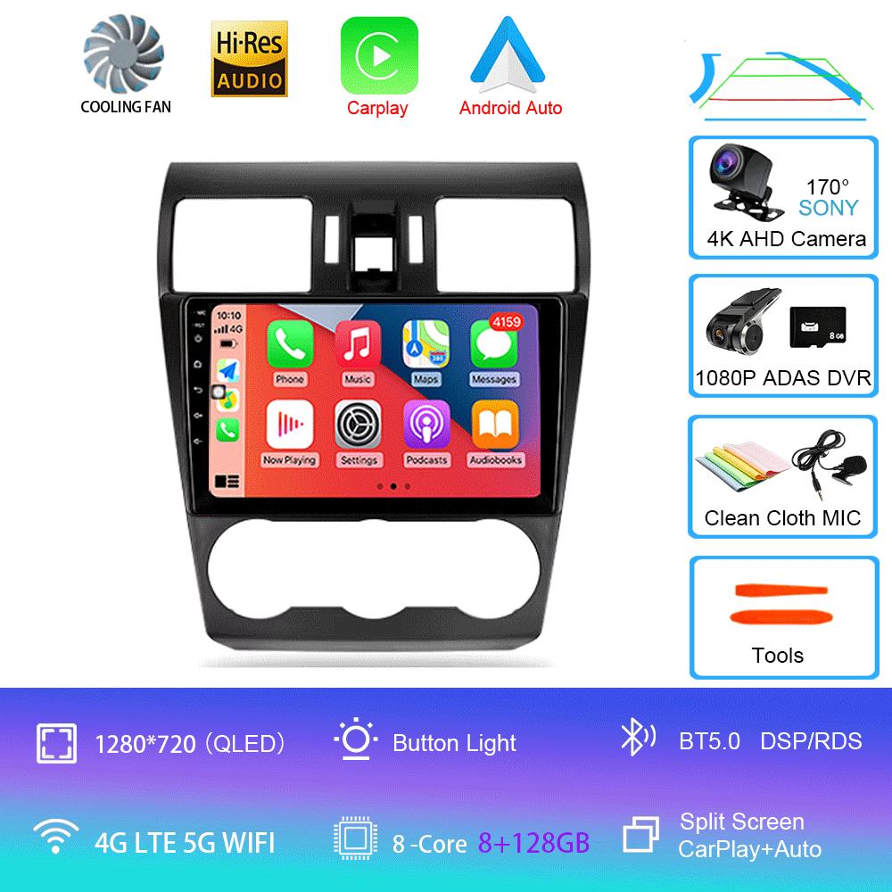 Android 14 Video Player Car Radio For Subaru Forester 4 SJ 2012 - 2015 Multimedia Navigation Stereo GPS No 2din 2 Din Dvd