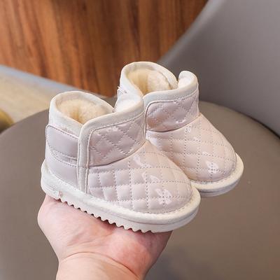 Baby Snow Boots New Winter Thickened Baby Cotton Shoes Soft Sole Non Slip Plush Warm Children's Cotton Boots for Boys Girls