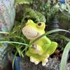 Kreative Frosch Angel Figur Tier Skulptur Für Garten Lustige Outdoor Landschaft Statuen Tierfigur Ornamente Sammlerstück