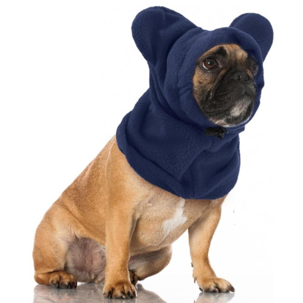Adjustable French Dogs Winter Hats Soft Autumn Winter Pet Hat Dog Warmer Ears Hoodie Caps