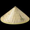 Бамбуковая плетеная коническая шляпа