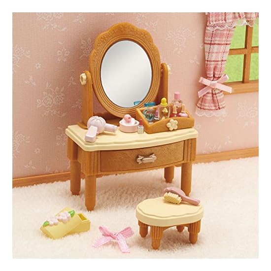 Sylvanian Families Furniture [ Dressing Table Set ] Ka-312 ST Mark Certified Ages 3+ Toy Dollhouse S