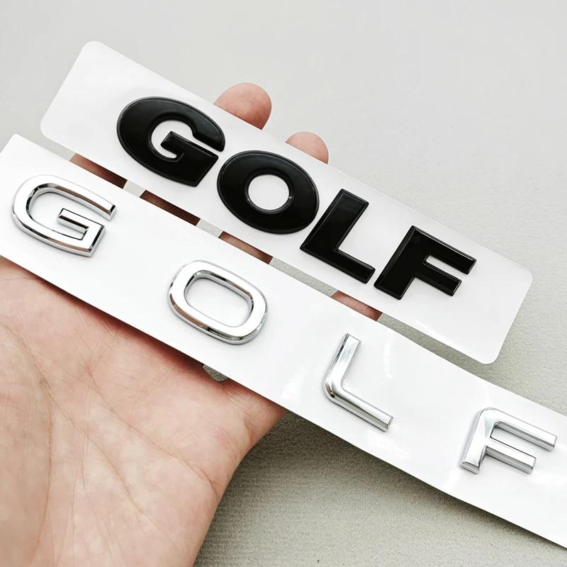 2026 Hot For Volkswagen VW 3D ABS Logo Golf Emblem Letters Badge For Volkswagen VW Golf 4 5 6 7 8 MK4 MK5 MK6 MK7 MK8 Car Rear T