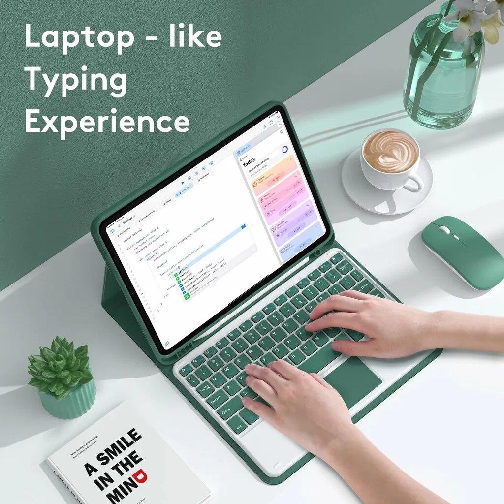 Tablet Keyboard Case for Xiaomi Redmi Pad SE 2023 11" for Xiaomi Pad 5/6 Pro Redmi Pad 10.6 Magnetic Keyboard Leather Cover with Pencil Slot