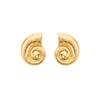 18K Gold Stainless Steel Stud Earrings Women Vintage Ocean Element Vacation Style Titanium Steel Fashion Ear Jewelry New Arrival