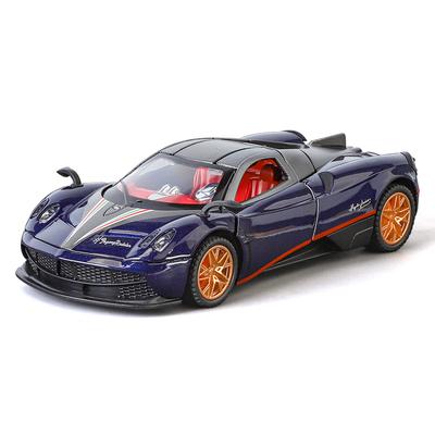 1/32 Scale Pagani Huayra BC Supercar Alloy Metal Diecast Model Car Library Static Sound & Light Ornaments Birthday Gift for Boyfriend