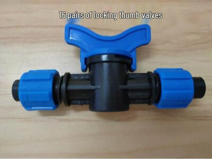 16mm Surface-Mounted Drip Tape Bypass Valve & Tube Switch