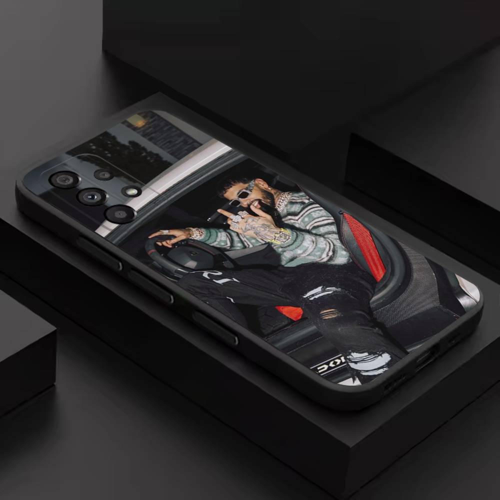Rapper A-Anuel AA Real Cool Phone Case For Samsung S 9,10,21,30,22,23,24,25,26,Ultra,Plus,Lite,FE,4,5G Black Soft Case