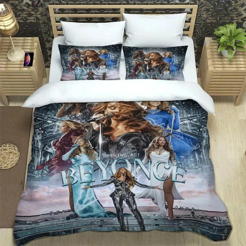 Conjunto de Cama Exclusivo Beyoncé Capa de Edredom Colcha Cama Adulto Jovem Criança Meninas Meninos Presente de Aniversário