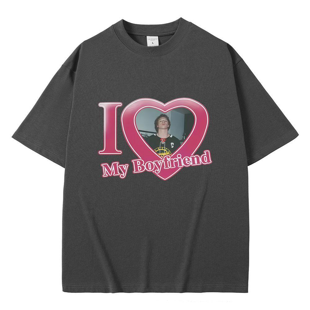 Heated Rivalry T-Shirt Ich liebe meinen Freund Ilya Rozanov Grafik-T-Shirt Herren Damen Kleidung Mode T-Shirts Männlich Vintage-T-Shirt