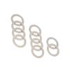 50PCS 304 Stainless Steel Bike Pedal Washers Silver Pedal Gasket Replacement  9/16 Inch Pedals