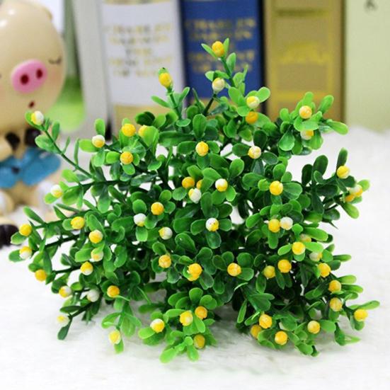 Artificial Plant Vivid Realistic Appearance Photo Props Home Decoration Fake Greenery Grass for Living Room