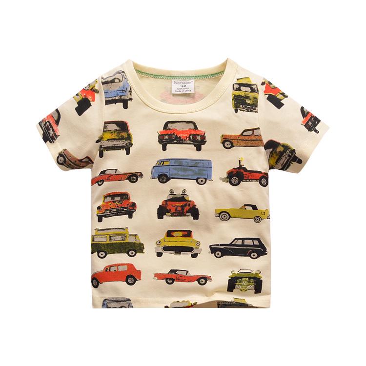 Unisex Kids Short-Sleeve Summer T-Shirt - European & American Style 7T как